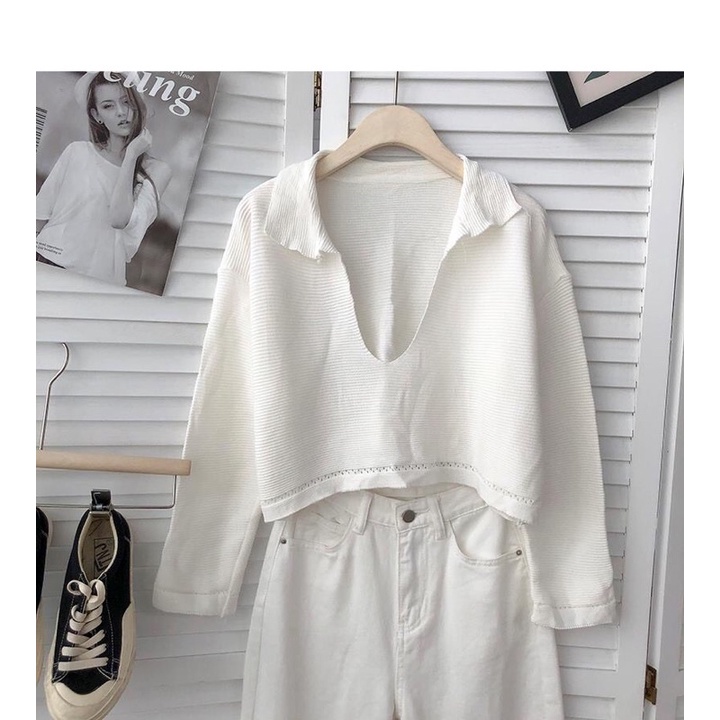 ÁO CROPTOP XẺ TAY DÀI XINH ĐẸP X5
