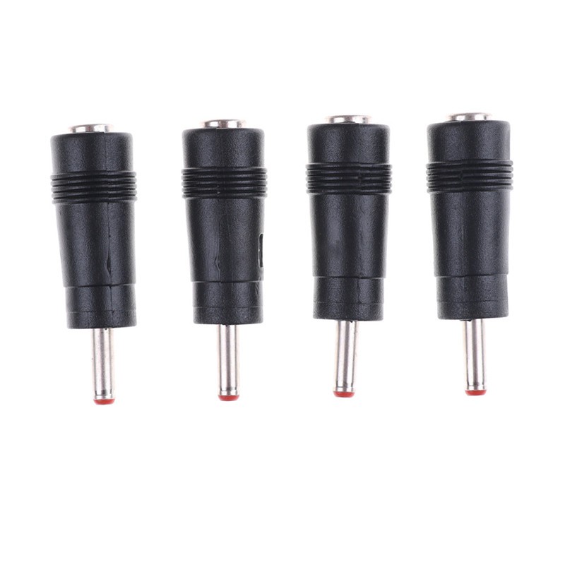 Set 4 Đầu Nối Chuyển Đổi 3.5x1.35mm Male Sang 5.5x2.1mm