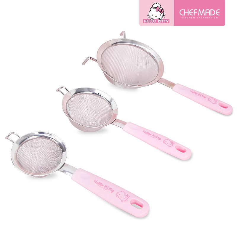 Rây bột làm bánh CHEF MADE 7/ 10/ 14cm bằng thép không gỉ 304