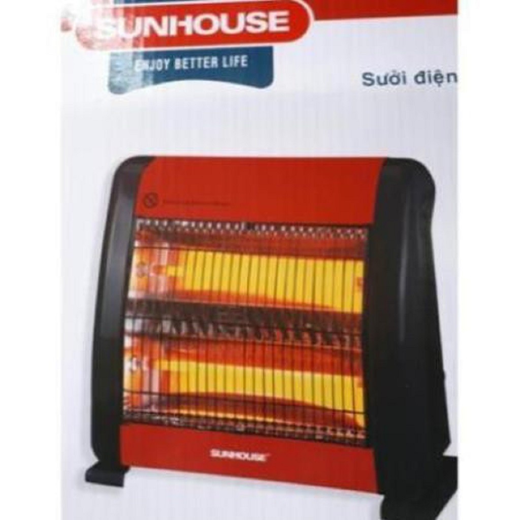 Đèn Sưởi 2 Bóng Sunhouse, Máy Sưởi Sunhouse, Tốc Độ Làm Ấm Nhanh, Tỏa Nhiệt Đều