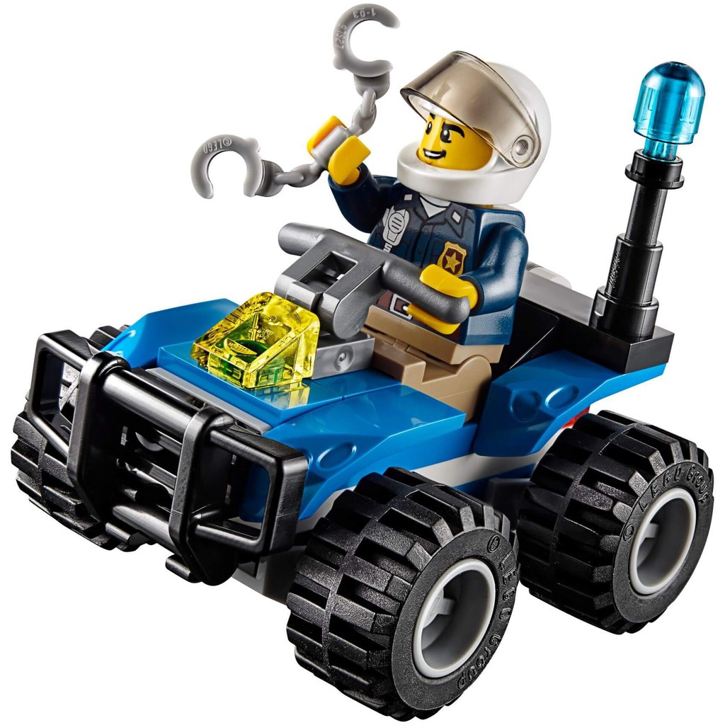 Gạch Lego Xe cảnh sát (có sách hướng dẫn, ko có mini) / Lego 60171: Mountain Fugitives