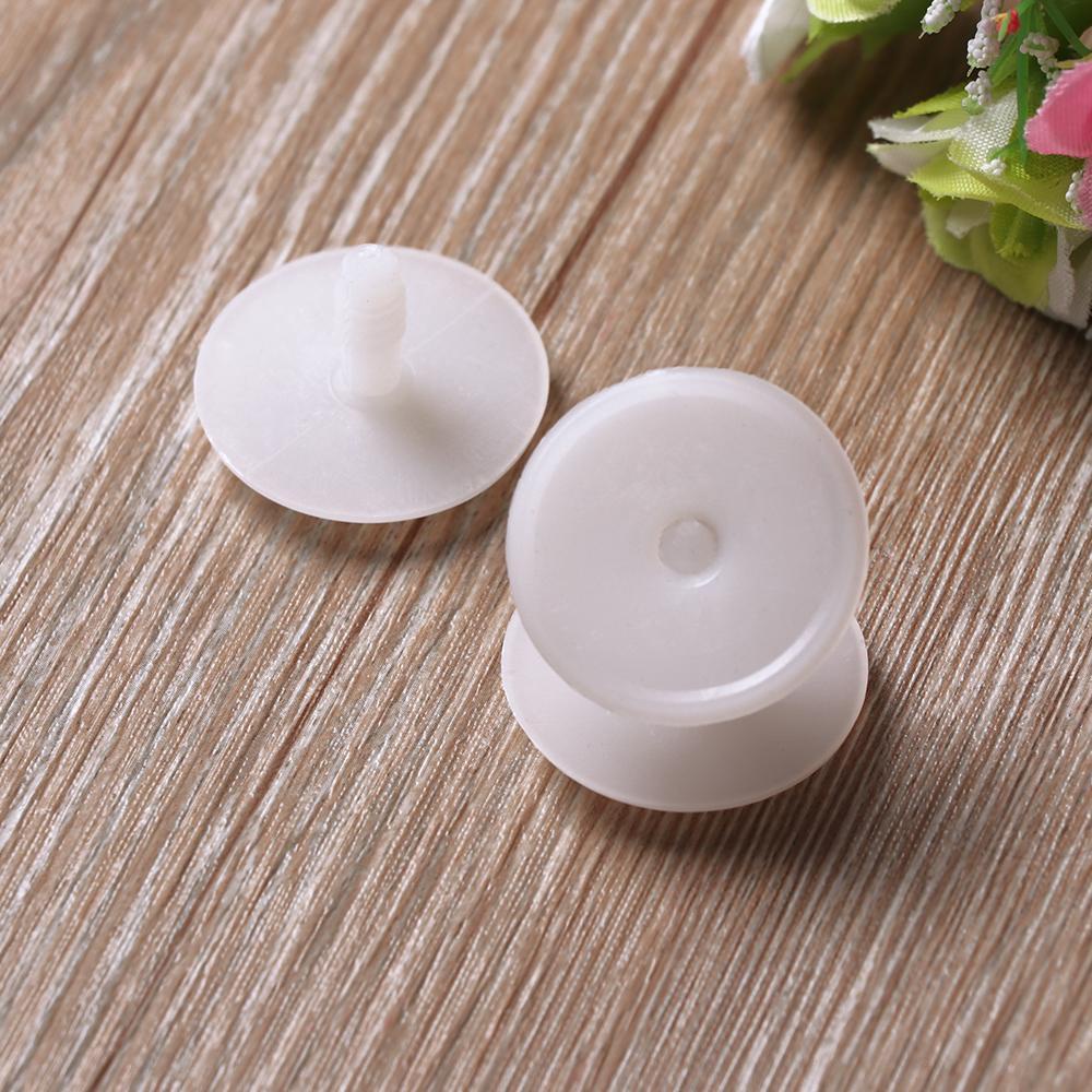 RAINBOW Vòng Đệm Trắng Bằng Nhựa 15 / 20 / 25 / 30 / 35 / 45mm Cho Búp Bê