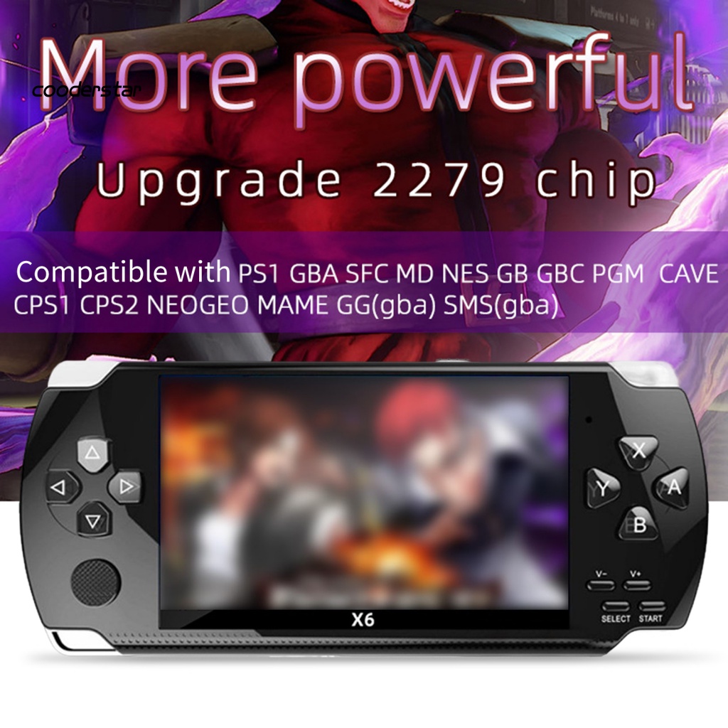 Máy Chơi Game Cầm Tay Cổ Điển 4.3-inch Tích Hợp 10000 Trò Chơi