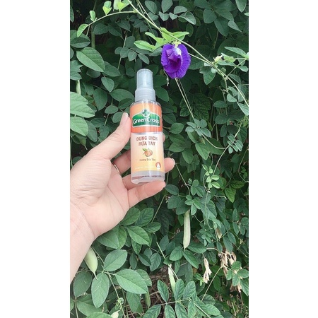 Nước rửa tay khô Green Cross-chai xịt 70ml Hương Dưa Táo/Trà xanh/Tự nhiên