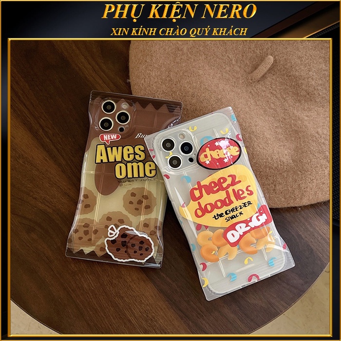 Ốp Lưng iPhone Hình Túi Kẹo Awesome và Cheez 7plus/8plus/x/xs/xsmax/11/12/13/promax
