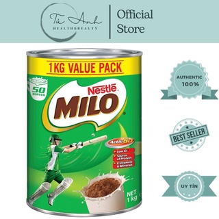 Sữa Milo hàng Úc, Sữa phát triển chiều cao vượt trội cho bé hộp thiếc trơn 1kg ( Date 5/2023 )