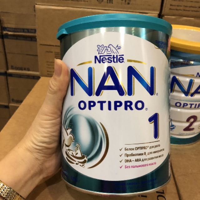 Sữa bột Nan Optipro Nga số 1 loại ,800g, hàng nhập Chính ngạch, giá tốt