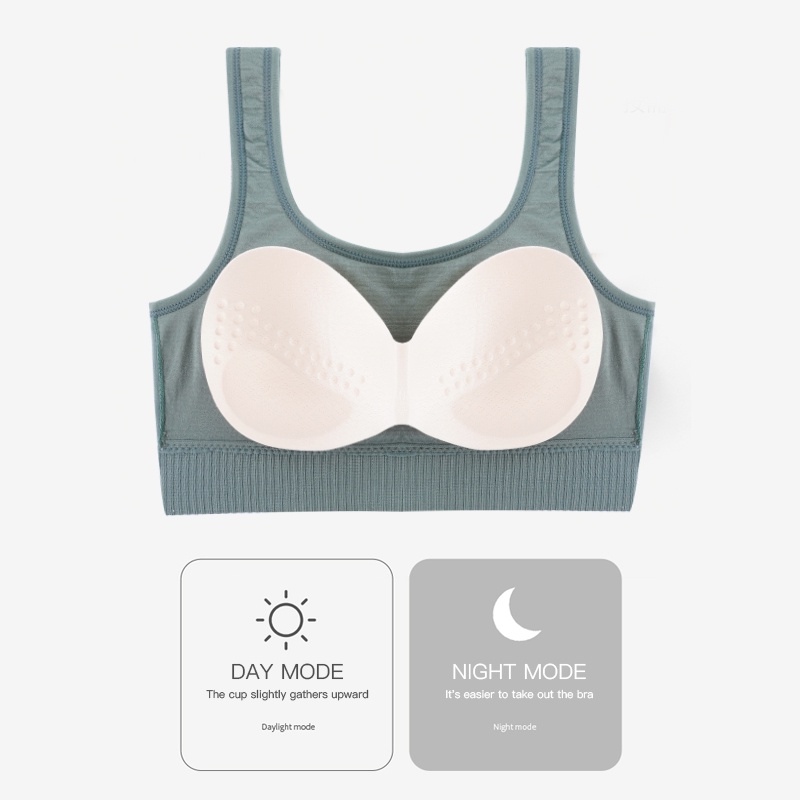 Áo lót nữ Ecmln hở lưng không đường may có mút ngực năng động gợi cảm thời trang