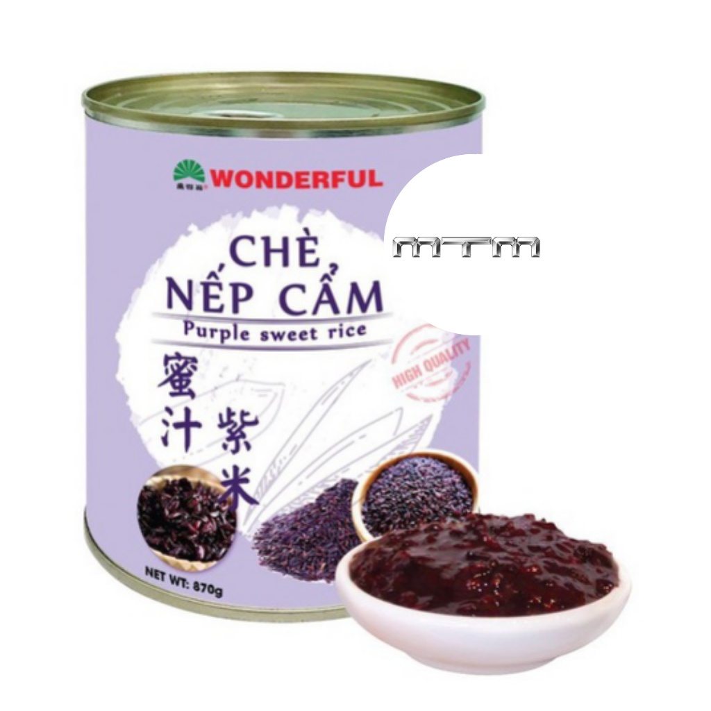 Chè nếp cẩm Wonderful Lon (870g)