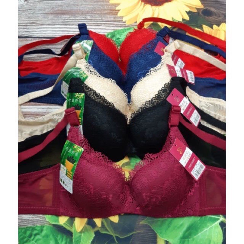 áo lót 811 ren đệm mỏngchất ren sợi tre bên trong lót cổ totton vi đeo thật em tự quay a