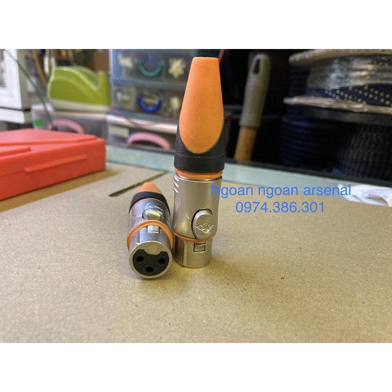 jack rắc canon xlr đực cái cao cấp nhập khẩu chính hãng SUNRISE SREXACT. báo giá 1 jack