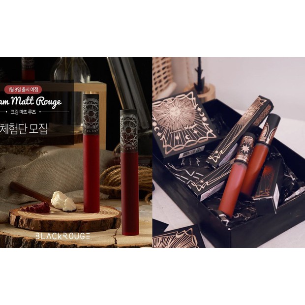[Có sẵn] Son Black Rouge Cream Matt Rouge - phiên bản Tarot | Thế Giới Skin Care