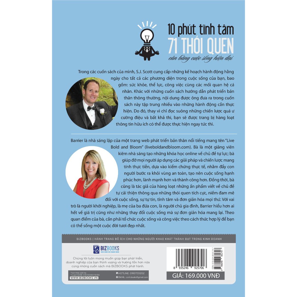 Sách - 10 Phút Tĩnh Tâm - 71 Thói Quen Cân Bằng Cuộc Sống Hiện Đại - BizBooks
