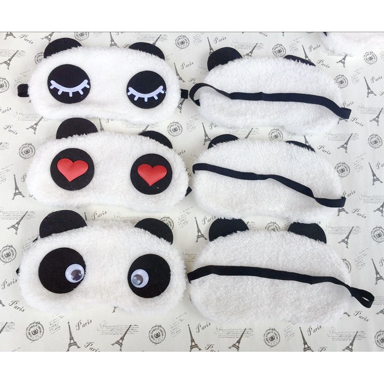 Combo 02 Miếng che mắt ngủ bằng lông | BigBuy360 - bigbuy360.vn