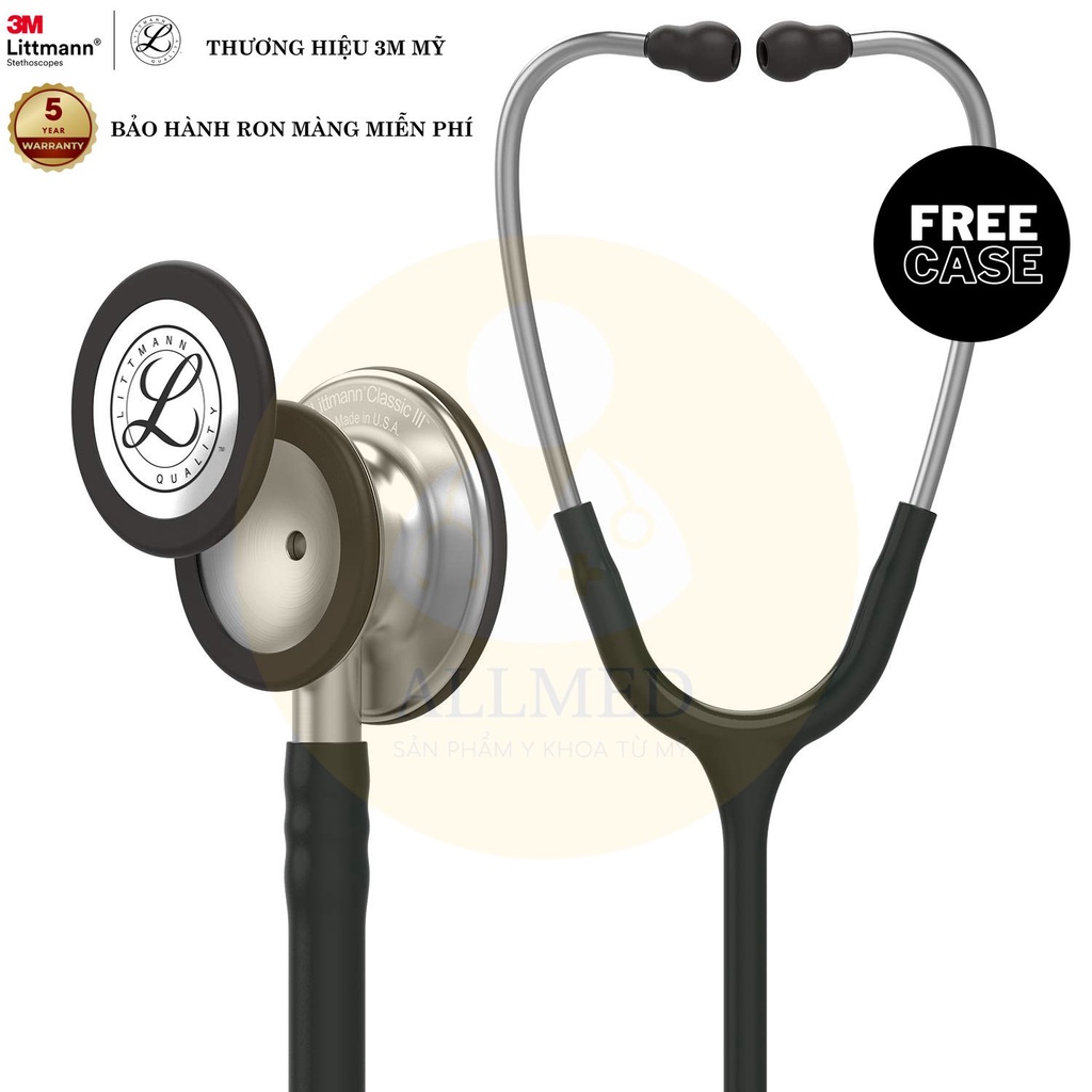 Ống nghe Littmann Classic III TM màu Black 5620