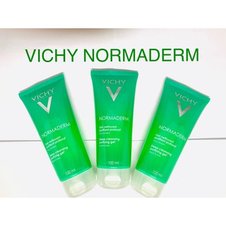 Vichy Normaderm Deep Cleansing Purifying Gel : Sữa rửa mặt dạng gel giúp ngừa mụn.