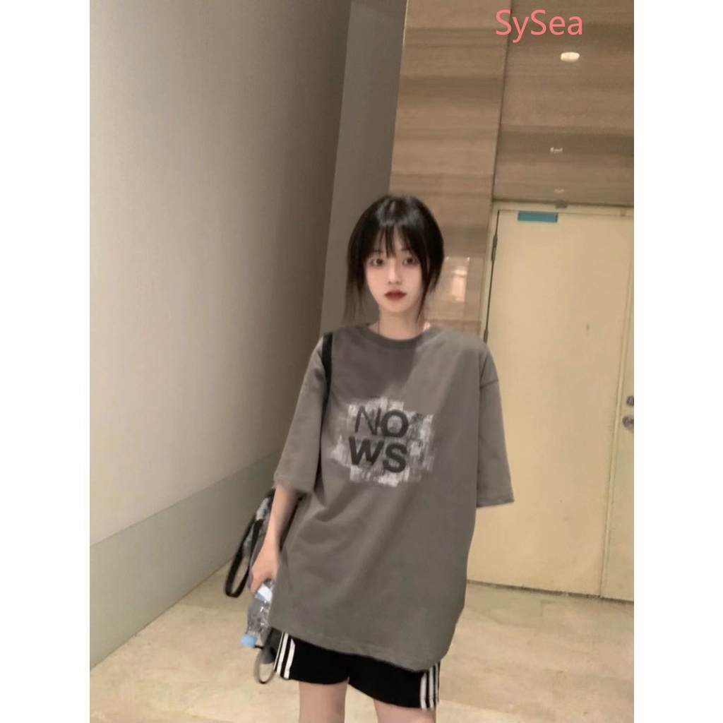 Áo Thun In Họa Tiết Kiểu Vintage Mỹ Thời Trang Mùa Hè Cho Nữ