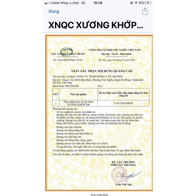 ( Chính Hãng ) Xương Khớp XM - Viên Uống Bổ Trợ Xương Khớp | BigBuy360 - bigbuy360.vn
