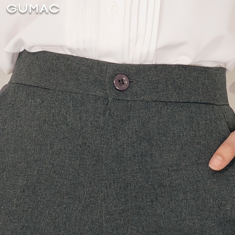 [Mã WABRGU72 giảm 10% tối đa 50k đơn 250k] Quần tây nữ cơ bản vải bố QA957 GUMAC | BigBuy360 - bigbuy360.vn