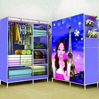 Tủ Vải Cao Cấp 3D _ 2 BUỒNG