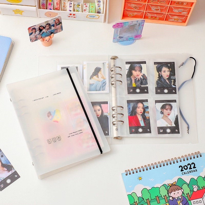 Binder bìa cứng A5 đựng card ảnh - collect binder card kpop