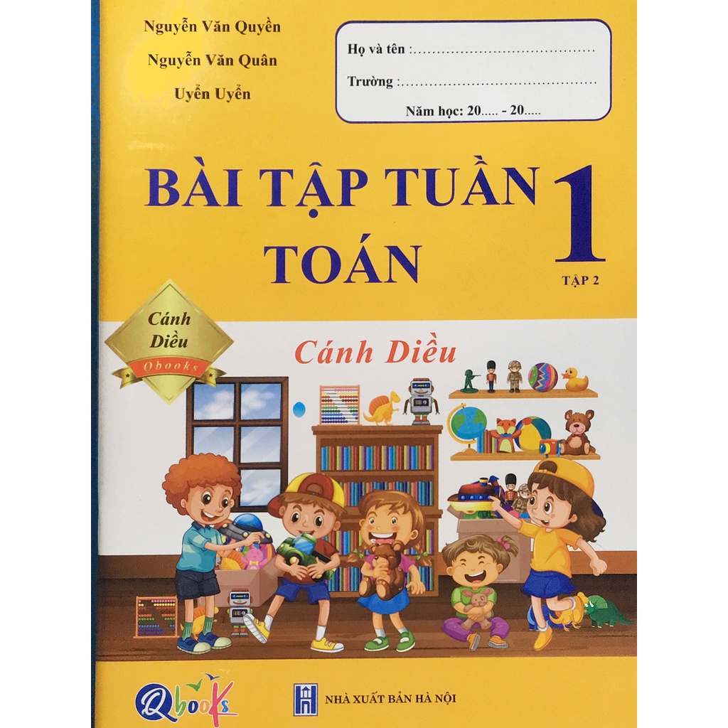 Sách - Bài tập tuần Toán 1 tập 2 - Cánh Diều