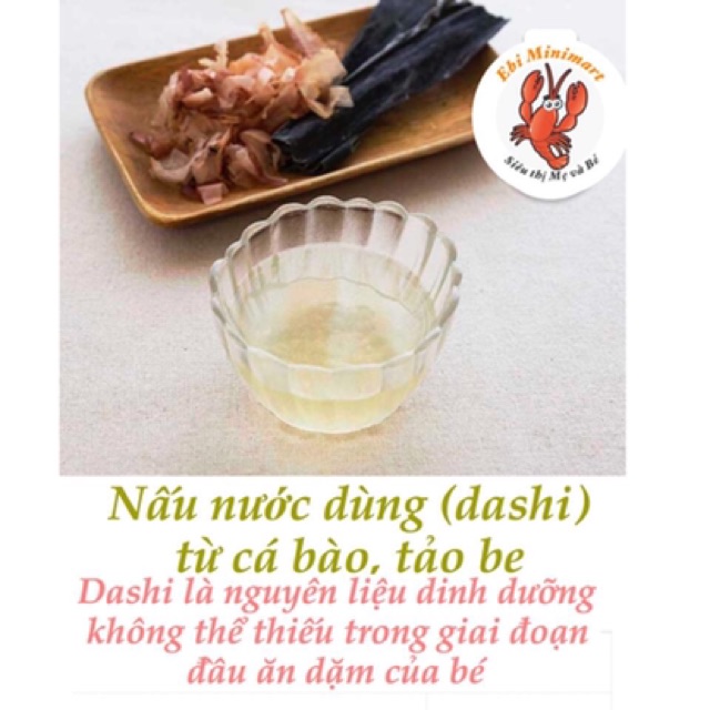 Cá bào- tảo bẹ nấu dashi (mẫu mới)