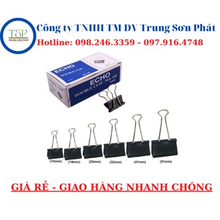 Kẹp bướm echo ( 19mm/25mm/32mm/41mm/51mm ) ( 12 cái/hộp )