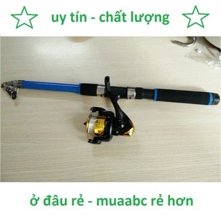 Bộ Cần Câu Cá 2m4 Gồm Máy Và Phụ Kiện