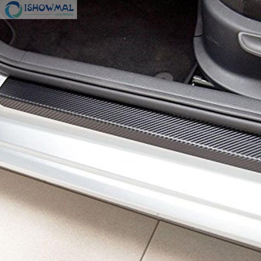 🚕Bộ 4 miếng dán bằng sợi carbon cho cạnh thềm cửa xe hơi🚕