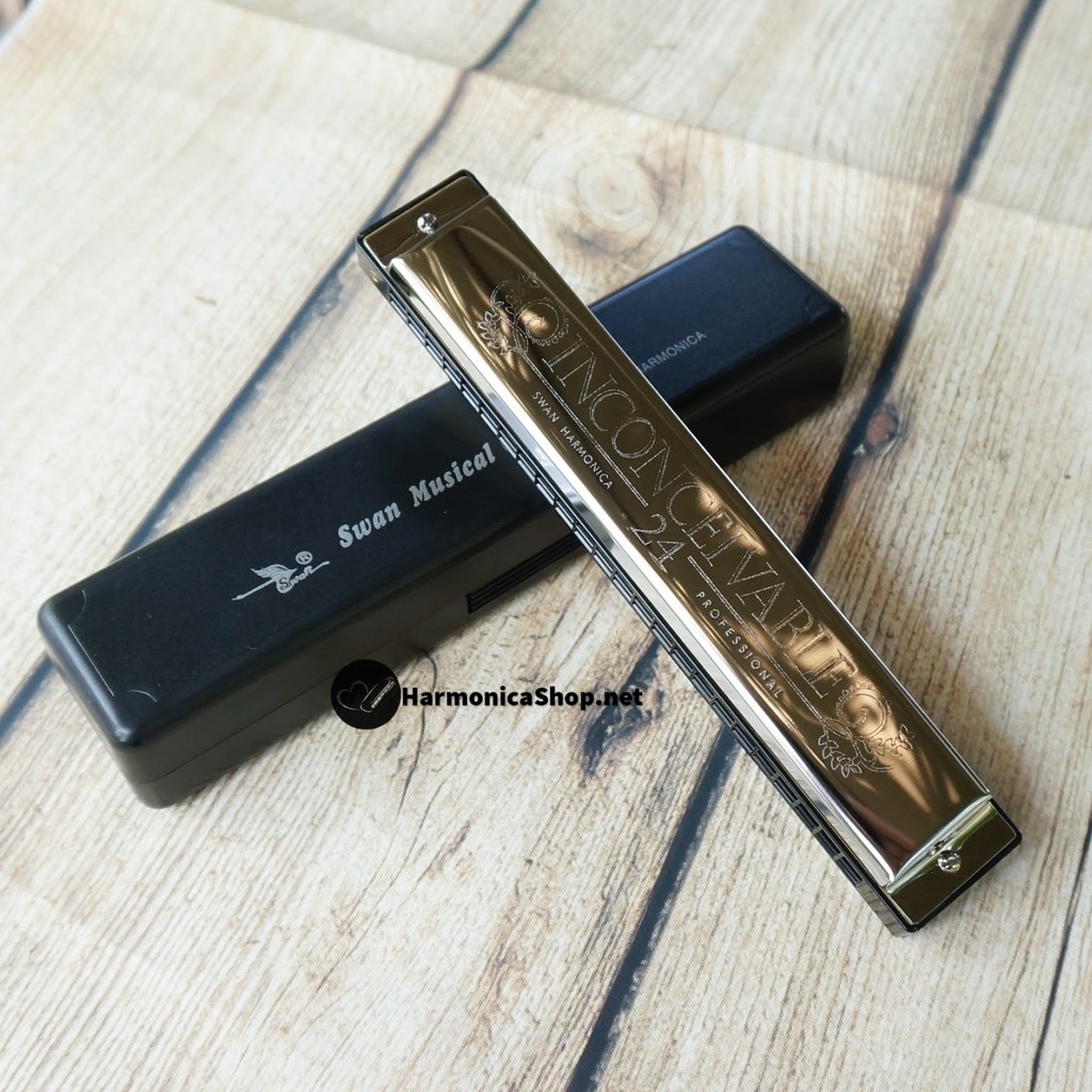 Kèn Harmonica Tremolo Swan Inconceivable 24 lỗ tone C