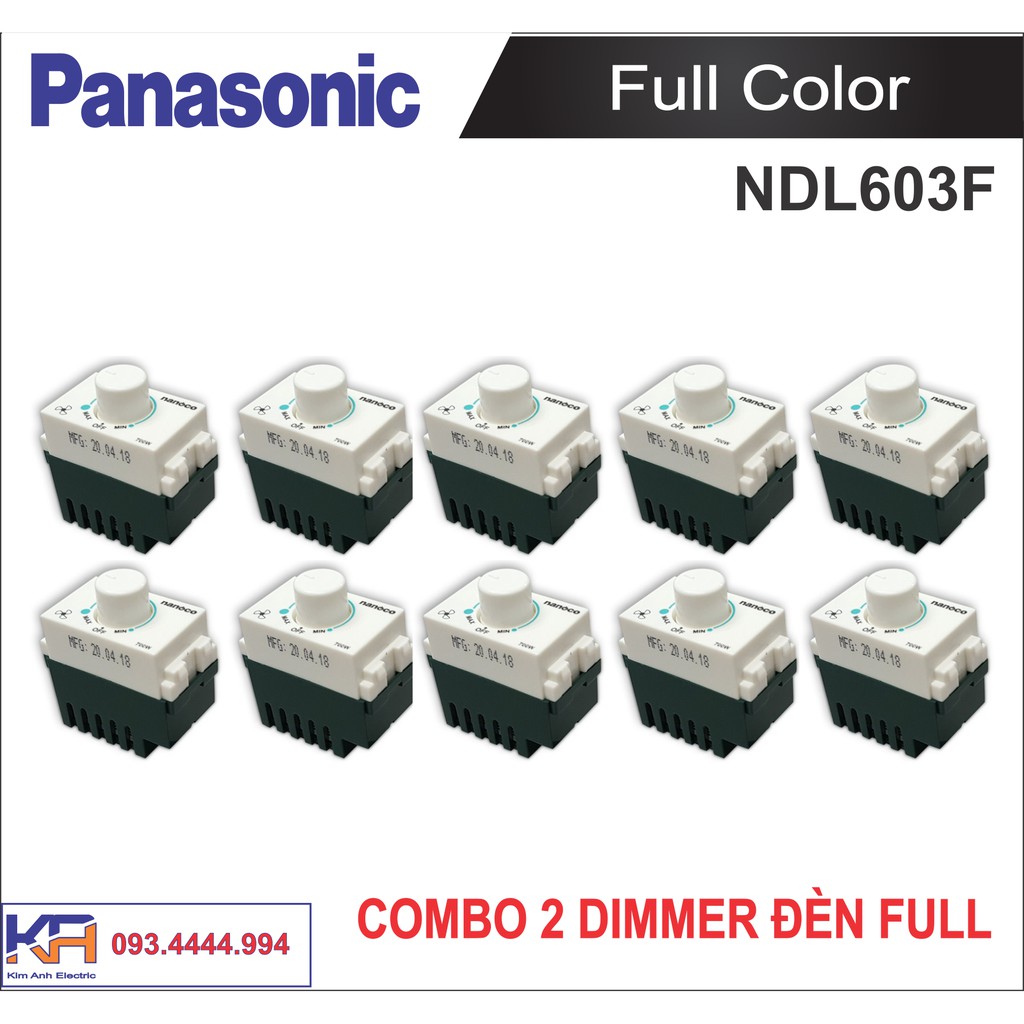 10 DIMMER CHIẾT ÁP ĐÈN PANASONIC DÒNG FULL COLOR