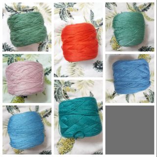 🌹🌿❤ Thanh lí sợi cotton nhật sợi kim tuyến / Thanh lý len sợi