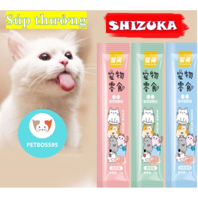 Súp thưởng Shizuka cao cấp cho mèo thanh 15gr