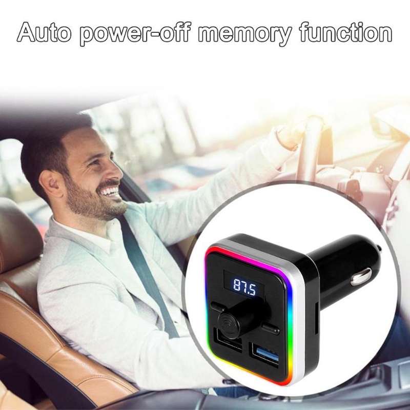 Máy Phát Nhạc MP3 TF Hai Cổng USB Bluetooth Cho Xe Hơi MP3