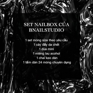 Nailbox 05 - Mẫu nailbox thiết kế B:nailstudio