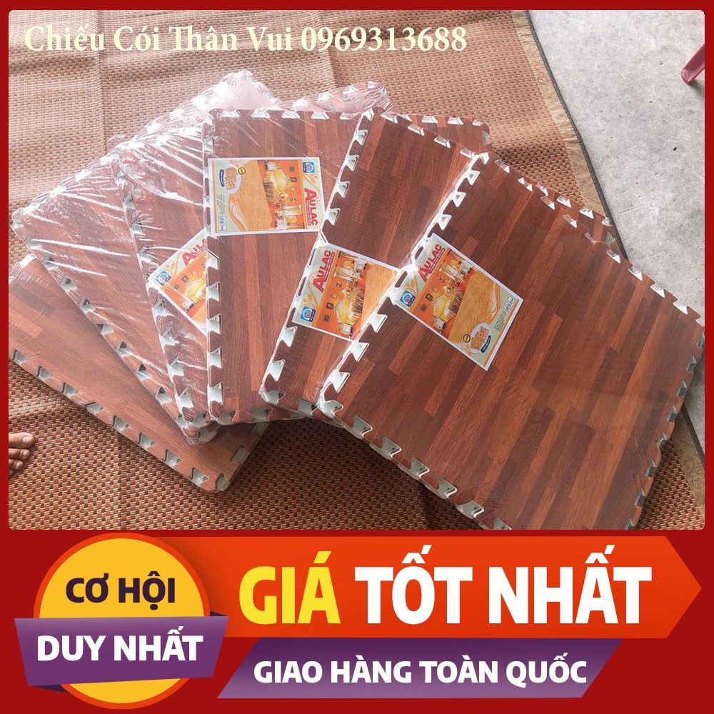 Thảm Xốp Vân Gỗ Âu Lạc ❤️FREESHIP❤️ Thảm Xốp Âu LẠC Hàng Việt Nam (60x60)