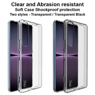 Vỏ Imak cho Sony Xperia 1 IV Ốp điện thoại TPU mềm trong suốt Xperia1 4 Vỏ chống sốc silicon trong suốt