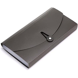 YNATURAL 13 Pockets Plastic Expanding File Folder Business Document Organizer