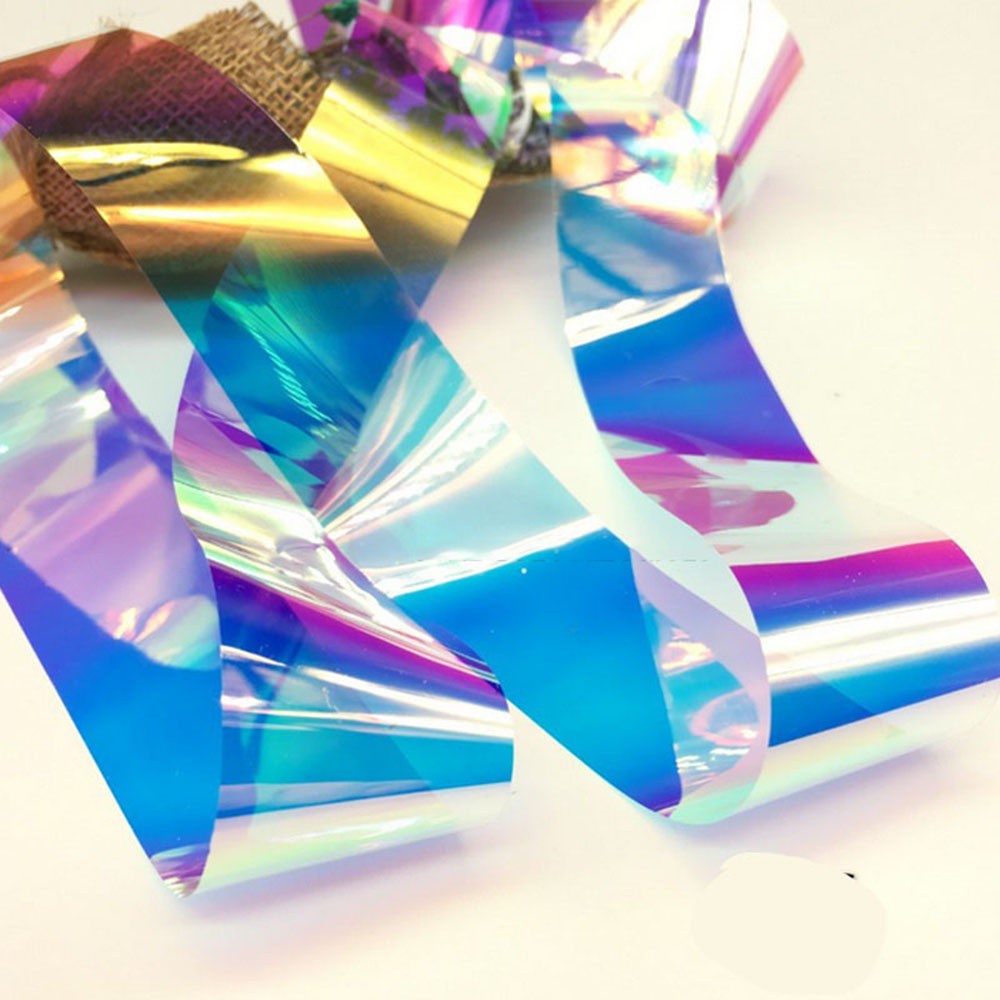 Set 10 Miếng Dán Móng Tay Chuyển Đổi Màu Sắc Phản Quang