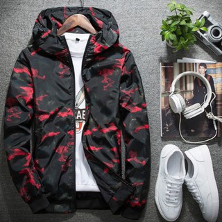 Áo Khoác Nam Độc Lạ Từng Chi Tiết - Áo khoác dù thu đông hoa lá mạnh mẽ cá tính