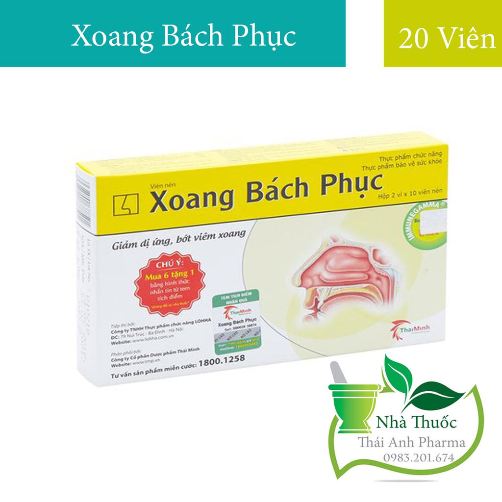 Xoang Bách Phục - Viêm Xoang Dị Ứng , Viêm Mũi Dị Ứng