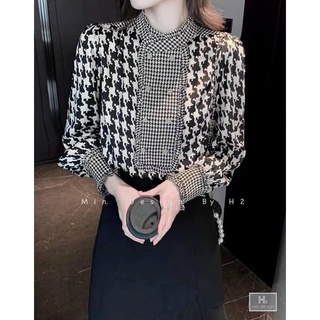 Sơmi lụa ziczac