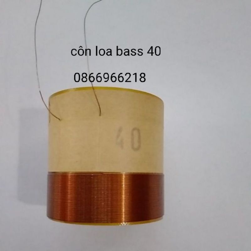 coil loa côn loa bass 40 2 lớp phíp chịu nhiệt.