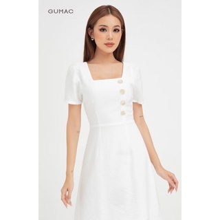 Đầm cổ u phối nút gumac db429 size xs, s, m newtag
