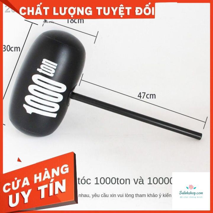 Đồ Chơi Bơm hơi / Đồ Chơi Búa Hơi Cầm Tay Đen 1000 Tấn /Ton