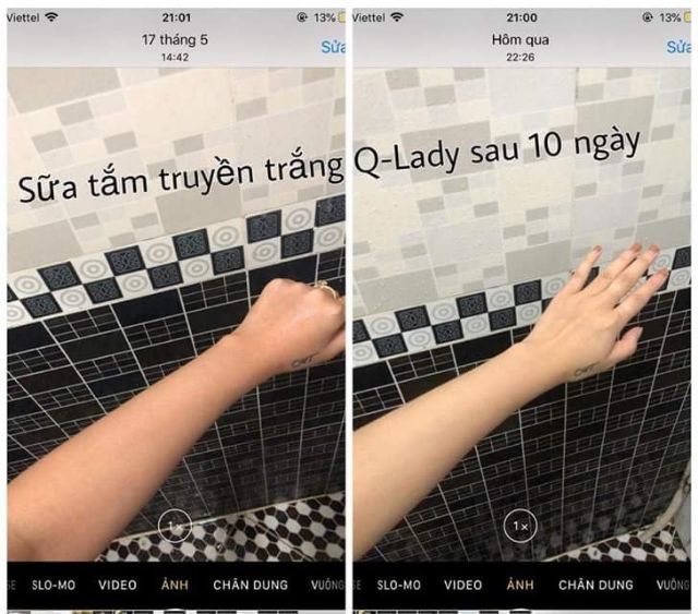 Sữa tắm trắng Q_ LADY