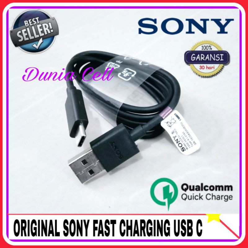 Dây Cáp Sạc 100% Usb C Cho Sony Xperia Xa1 Dual Xa1 Plus Xa1 Ultra