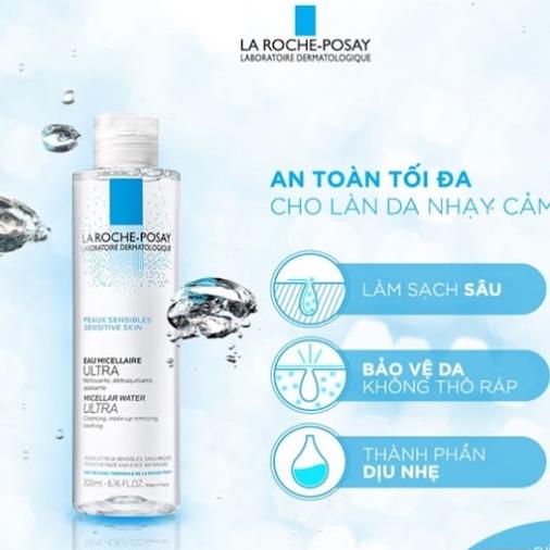 Nước Làm Sạch Sâu Và Tẩy Trang Cho Da Nhạy Cảm La Roche-Posay Micellar Water Ultra 400ml