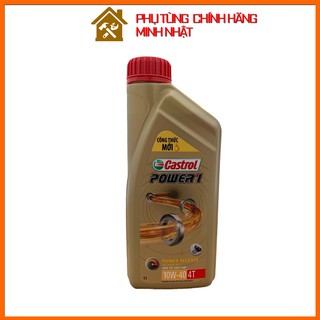 Dầu nhớt xe số Castrol Power 1 | Dầu nhớt Castrol xe số 10W40 4T dung tích 800ml - 1L